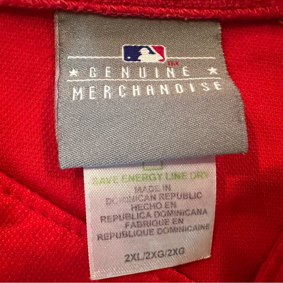 Genuine‎ Merchandise Men St Louis Cardinals Yadier Molina Jersey Sz 2XL - Picture 9 of 10